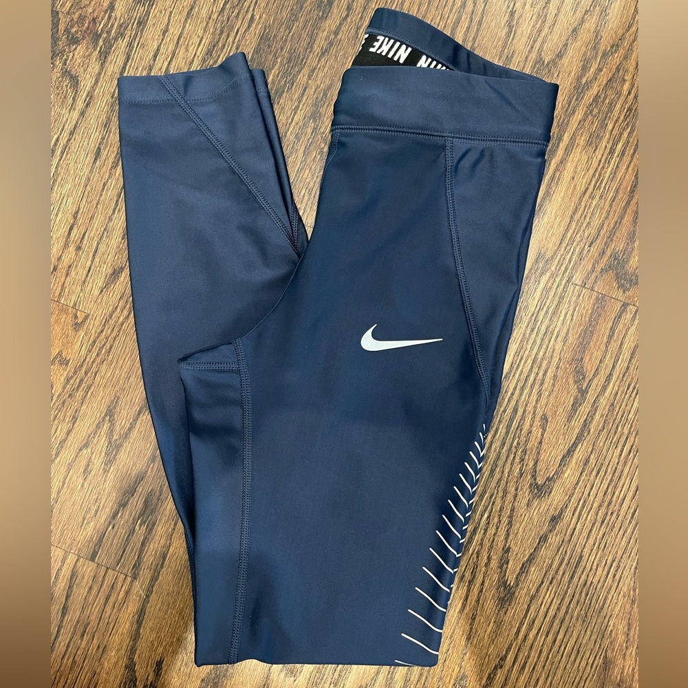 Women’s Nike Dri-Fit Navy Leggings XS